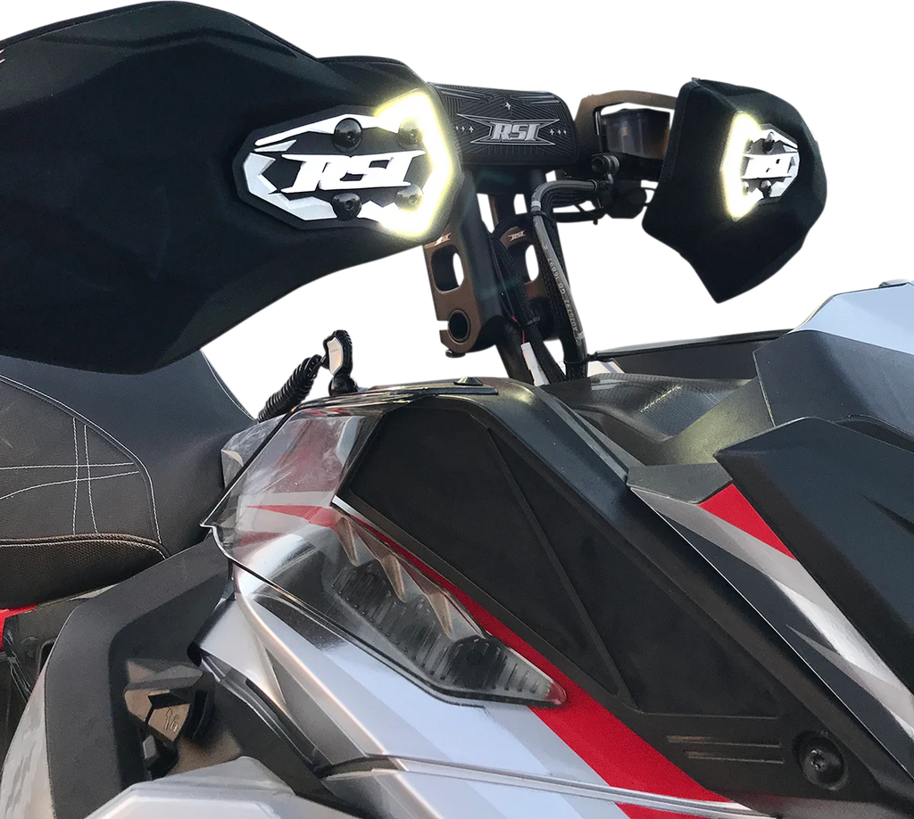 Race Shop Industries Handguards - Stonewall - LED H5001 - Back View