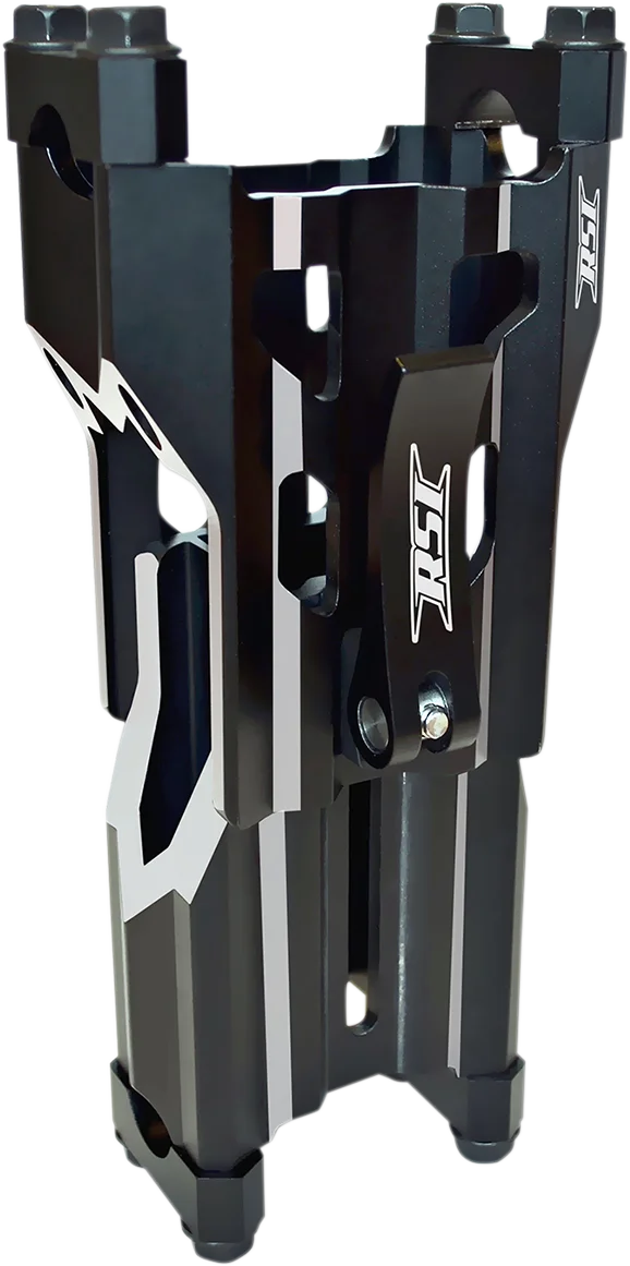 Race Shop Industries Risers - Adjustable - 4" - 6" - Black RA-46 - Detail View