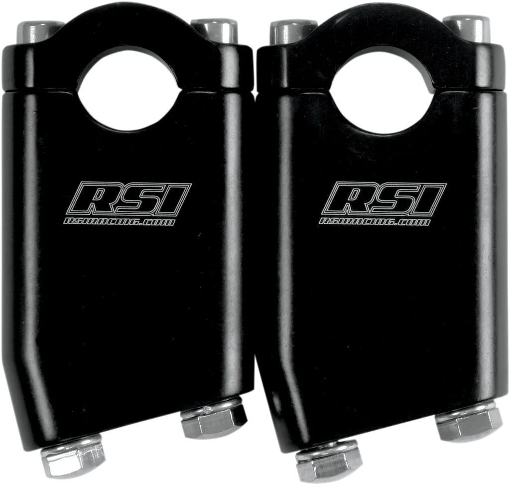 Race Shop Industries Risers - Angled - 15° - 3" - Black AR-3B-15 - Main Product View