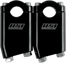 Load image into Gallery viewer, Race Shop Industries Risers - Angled - 15° - 3" - Black AR-3B-15 - Main Product View