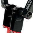 Load image into Gallery viewer, Race Shop Industries Risers - Angled - 15° - 3" - Black AR-3B-15 - Side View