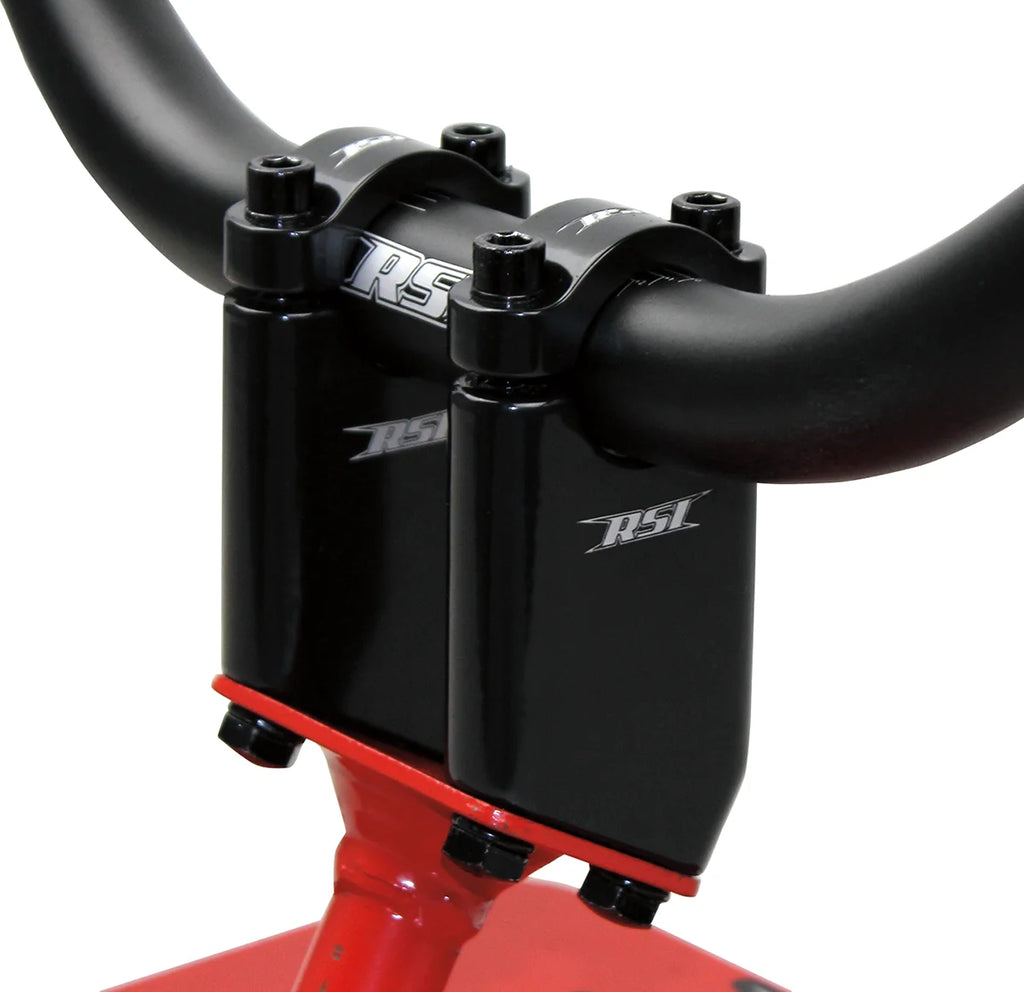 Race Shop Industries Risers - Angled - 30° - 3" - Black AR-3B-30 - Side View