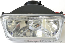 Load image into Gallery viewer, Race Sport 4x6in Diamond Cut Rectangle Headlight Conversion Lens (Pair)