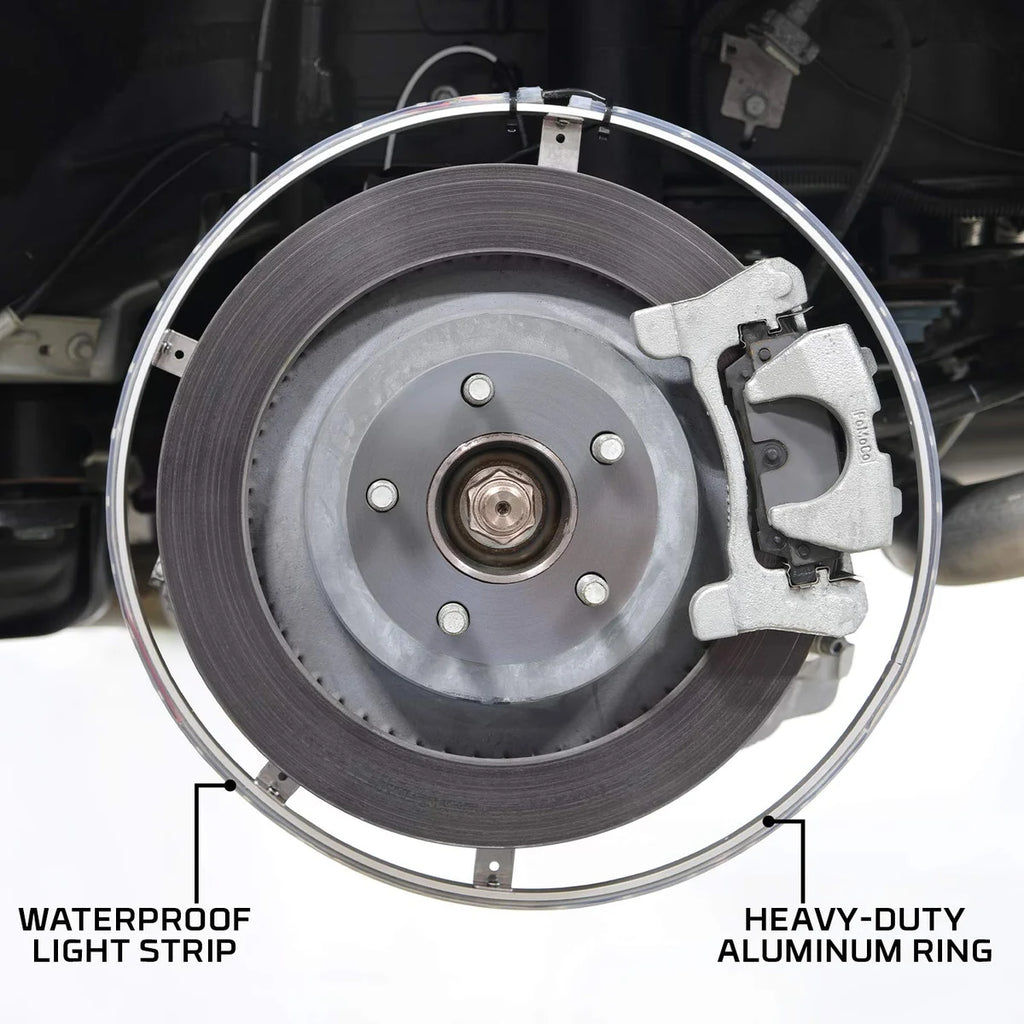 Race Sport Bluetooth 15.5inch LED Wheel Light Kits - 16 Million colors - Chasing Function RSCSWL15-C