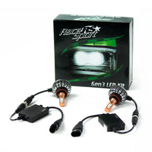 Load image into Gallery viewer, Race Sport GEN3 H11 2,700 LUX LED Headlight Kit w/ Copper Core and Pancake Fan Design H11-LED-G3-KIT - Main Product View