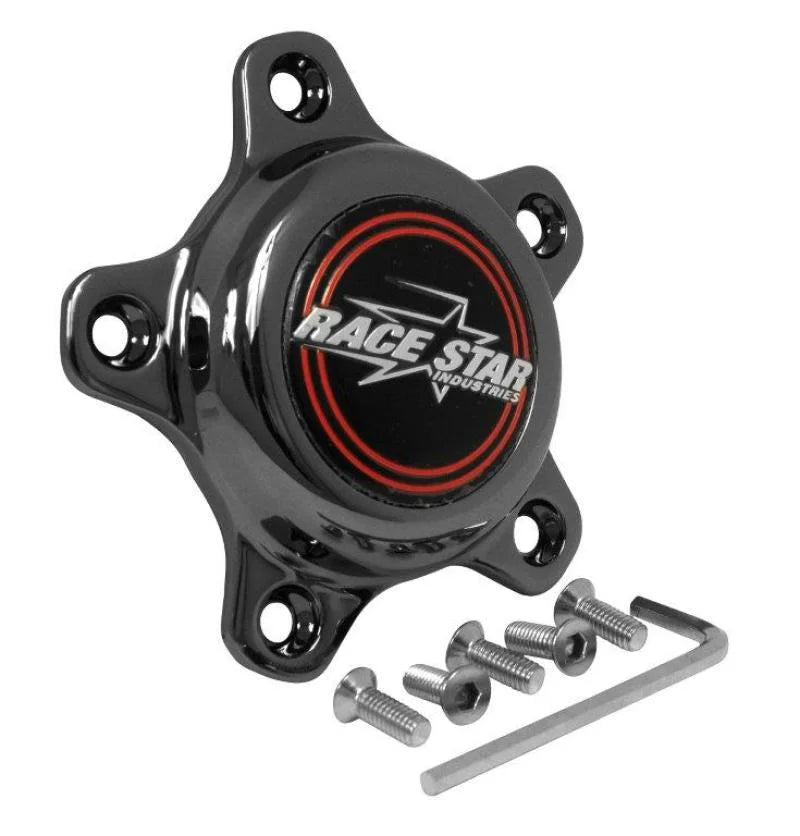 Race Star 5 Lug Cap Short Plastic Dark Star (incl. Medallion & Screws) - Main Product View
