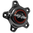 Load image into Gallery viewer, Race Star 5 Lug Cap Short Plastic Dark Star (incl. Medallion &amp; Screws) - Side View