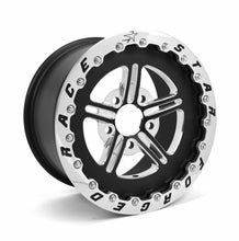 Load image into Gallery viewer, Race Star 63 Pro Forged 15x10 SBL Sportsman 5x4.75 BC / 5.00in. BS Wheel - Black Anodized/Machined