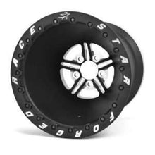 Load image into Gallery viewer, Race Star 63 Pro Forged 15x13 DBL Sportsman 5x5 BC / 0.00 BS - Black Anodized w/ Machined Wheel