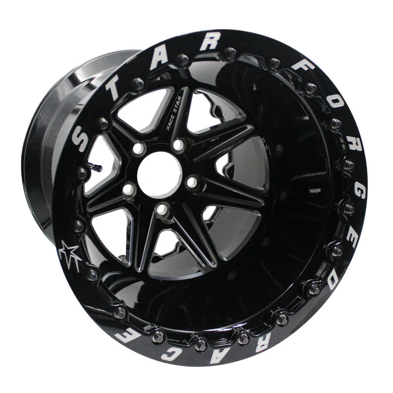 Race Star 72 ValStar 15x10 / 5x4.75BC / 5.5BS / 3.072in CB / Black w/Machined Accents Wheel