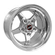 Load image into Gallery viewer, Race Star 92 Drag Star 17x7 5x135bc 4.25bs Direct Drill Polished Chrome Wheel