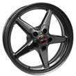 Load image into Gallery viewer, Race Star 92 Drag Star Bracket Racer 17x7 5x4.50bc 4.25bs Metallic Gray Wheel