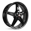 Load image into Gallery viewer, Race Star 92 Drag Star Bracket Racer 20x6 5x115BC 3.20BS Gloss Black Wheel - Side View