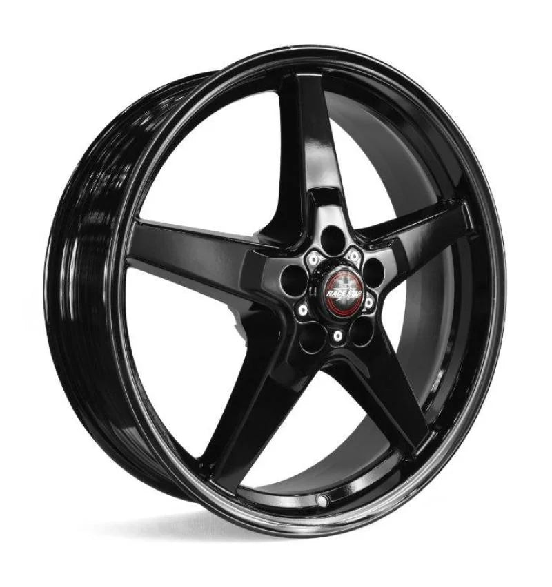 Race Star 92 Drag Star Bracket Racer 20x6 5x115BC 3.20BS Gloss Black Wheel - Side View
