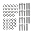 Load image into Gallery viewer, Race Star Pro Forged Bead Lock Bolt Kit 5/16-18 x 1.12in. 12pt Bolt w/Washers (Set of 19) - Chrome