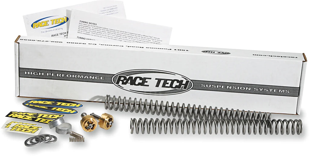 Race Tech Complete Front End Suspension Kit - 0.95 kg/mm Spring - Side View