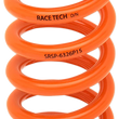 Load image into Gallery viewer, Race Tech Progressively Wound Shock Spring - Orange - P15 - Spring Rate 195 lbs/in - 285 lbs/in - Main Product View