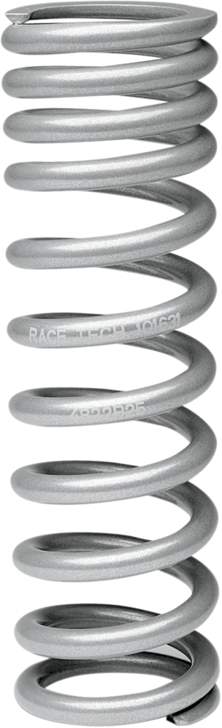 Race Tech Progressively Wound Shock Spring - Orange - P25 - Spring Rate 493 lbs/in - Side View