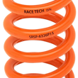 Load image into Gallery viewer, Race Tech Progressively Wound Shock Spring - Orange - P15 - Spring Rate 195 lbs/in - 285 lbs/in - Main Product View