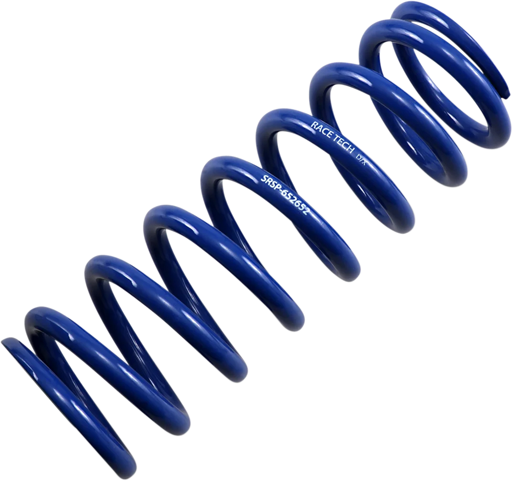 Race Tech Rear Spring - Blue - Race Series - Spring Rate 280 lbs/in - Main Product View