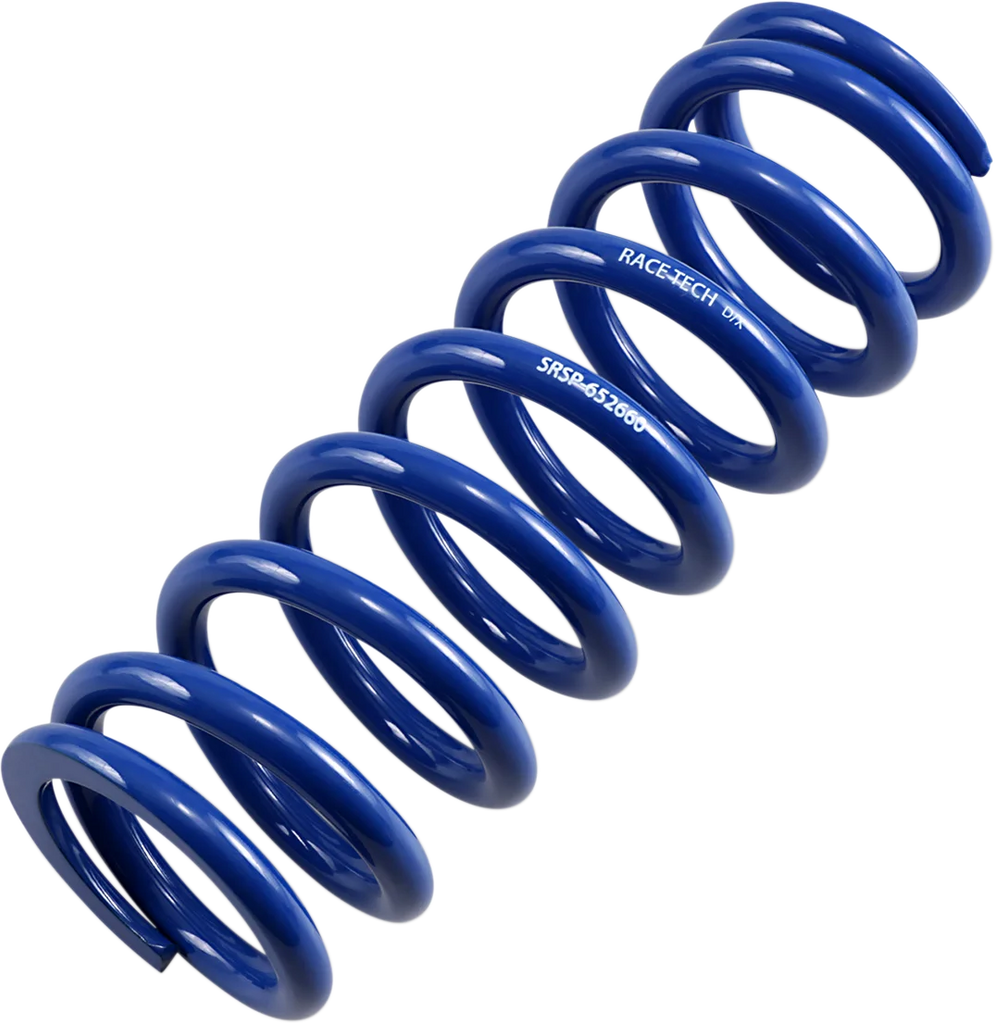 Race Tech Rear Spring - Blue - Race Series - Spring Rate 336 lbs/in - Main Product View