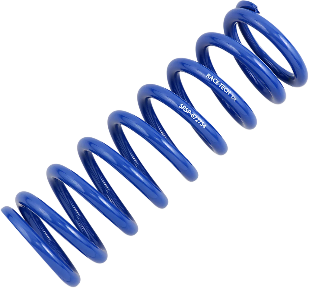Race Tech Rear Spring - Blue - Sport Series - Spring Rate 300 lbs/in - Main Product View