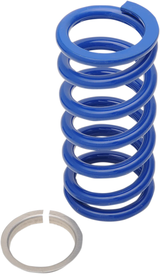 Race Tech Rear Spring - Blue - Sport Series - Spring Rate 649.58 lbs/in - Side View