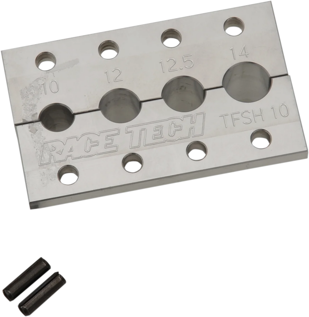 Race Tech Shaft Holding Tool - 32-35 mm - Side View