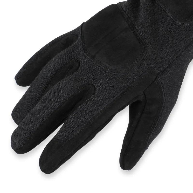 RaceQuip Black 2-Layer SFI-5 Glove - Large - Side View