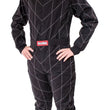 Load image into Gallery viewer, RaceQuip Black Chevron-1 Suit - SFI-1 3XL