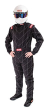 Load image into Gallery viewer, RaceQuip Black Chevron-1 Suit - SFI-1 3XL