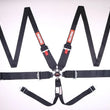 Load image into Gallery viewer, RaceQuip Black SFI CAMLOCK 6pt PD Lap HNR Seat Belt