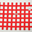 Load image into Gallery viewer, RaceQuip Red 18in H x 24W SFI Ribbon Window Net