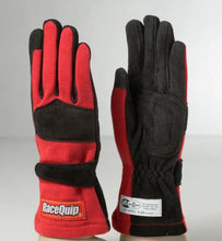 Load image into Gallery viewer, RaceQuip Red 2-Layer SFI-5 Glove - Small