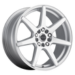 Load image into Gallery viewer, Raceline 131S Evo 16x7in / 5x112/5x120 BP / 20mm Offset / 74.1mm Bore - Silver &amp; Machined Wheel