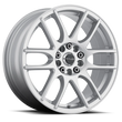 Load image into Gallery viewer, Raceline 141S Mystique 16x7in / 4x100/4x108 BP / 40mm Offset / 72.62mm Bore - Gloss Silver Wheel