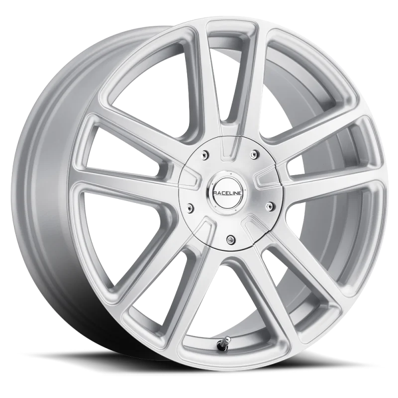 Raceline 145S Encore 17x7.5in / 4x100/4x108 BP / 40mm Offset / 72.62mm Bore - Gloss Silver Wheel