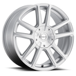 Load image into Gallery viewer, Raceline 145S Encore 18x8in / 5x100/5x114.3 BP / 40mm Offset / 72.62mm Bore - Gloss Silver Wheel