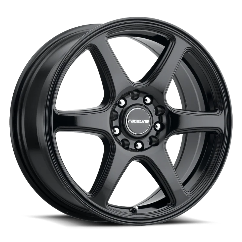 Raceline 146B Matrix 15x7in / 4x100/4x114.3 BP / 40mm Offset / 72.62mm Bore - Gloss Black Wheel