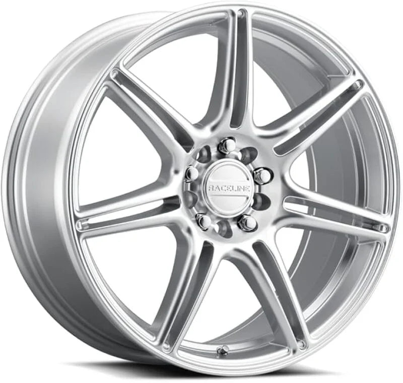 Raceline 148HS Apex 17x7.5in / 5X112 / 5X120 BP / 40mm Offset / 74.1mm Bore - Hyper Silver