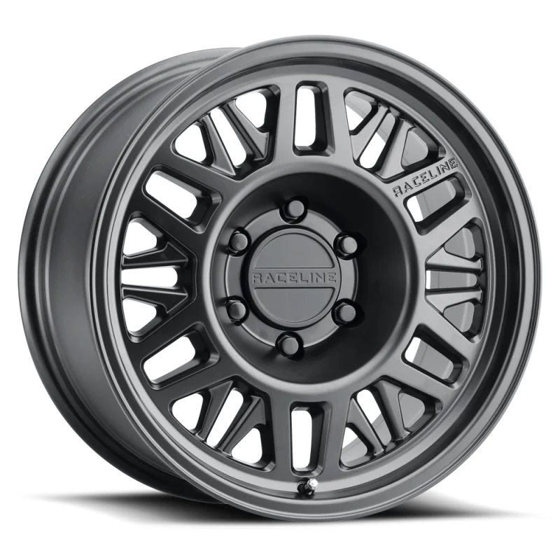 Raceline 451B Ryno 17x8.5in / 6x120 BP / 0mm Offset / 67.1mm Bore - Satin Black Wheel