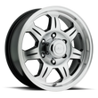 Load image into Gallery viewer, Raceline 870 Element 12x4in / 5x114.3 BP / 0mm Offset / 3.19mm Bore - Black &amp; Machined Wheel