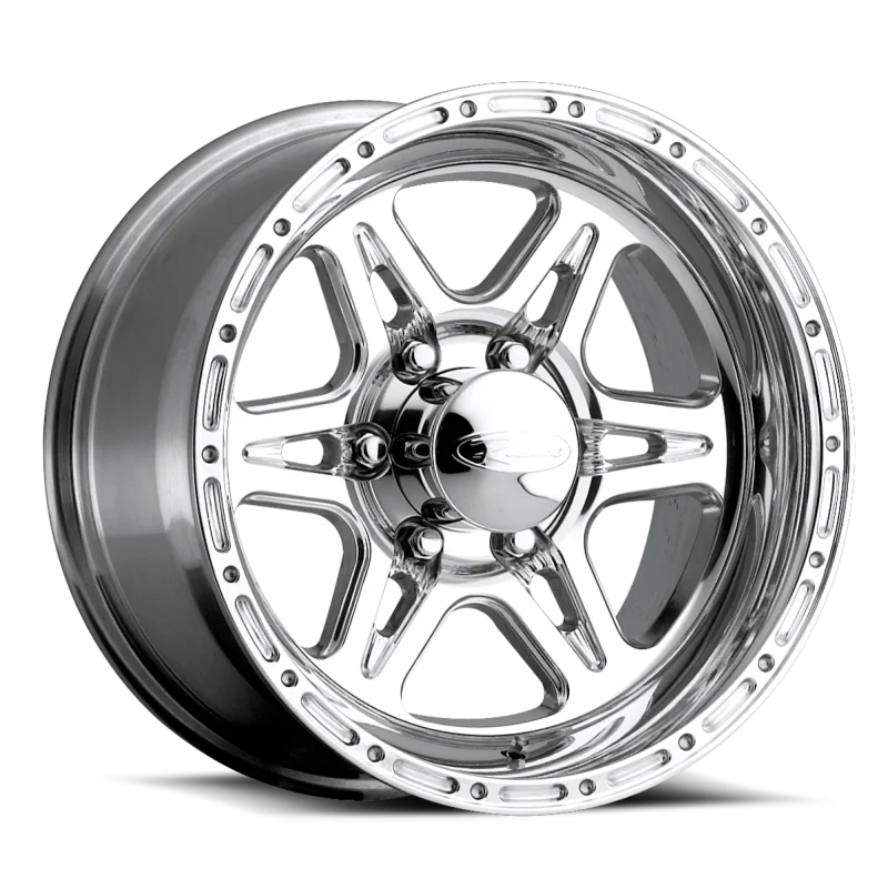 Raceline 886 Renegade 17x9in / 5x127 BP / 0mm Offset / 83.82mm Bore - Polished Wheel