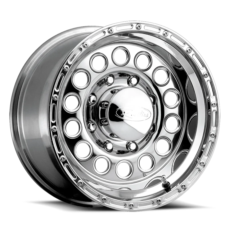 Raceline 887 Rock Crusher 15x10in / 5x139.7 BP / -47mm Offset / 107.95mm Bore - Polished Wheel