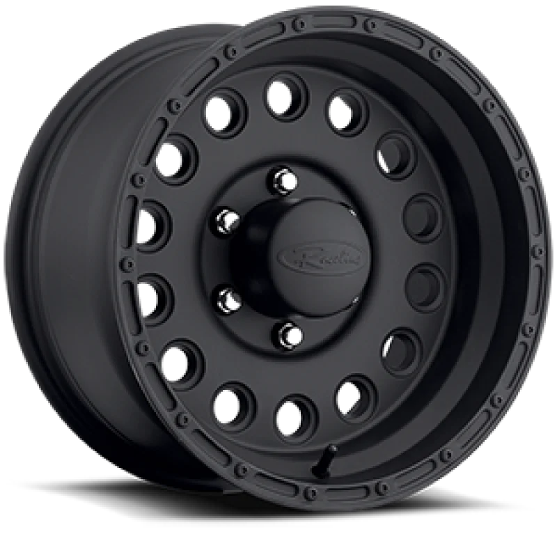 Raceline 887B Rock Crusher 17x9in / 6x139.7 BP / 0mm Offset / 107.95mm Bore - Satin Black Wheel