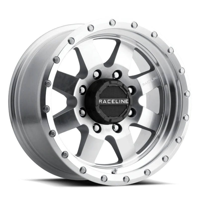 Raceline 935MC Defender 17x9in / 8x170 BP / 0mm Offset / 130.81mm Bore - Machined Wheel