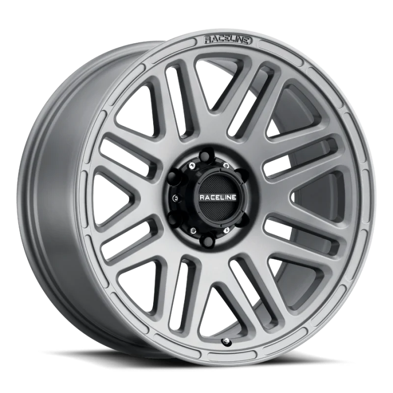 Raceline 944GS Outlander 17x9in / 8x170 BP / 12mm Offset / 125.2mm Bore - Greystone Wheel