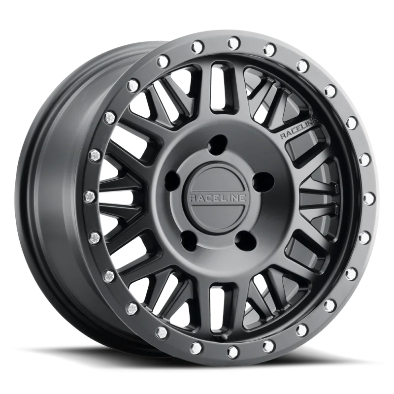 Raceline 951B Ryno 18x9in / 5x127 BP / 18mm Offset / 78.1mm Bore - Satin Black Wheel