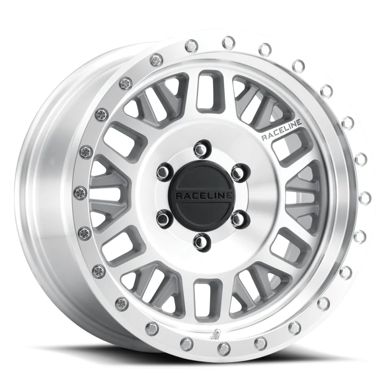 Raceline 951MC Ryno 17x8.5in / 6x135 BP / 0mm Offset / 87.1mm Bore - Machined Wheel