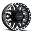 Load image into Gallery viewer, Raceline 953BM Krank 16x6in / 8x165.1 BP / 0mm Offset / 4.90mm Bore - Black &amp; Machined Wheel